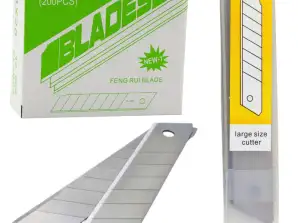 Segmentli bıçaklar değiştirilebilir 14 segment 18mm 10 adet