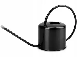 GIESSKANNE METALL SCHWARZ DEKORATIV 1,1L 38CM KLASSE 1
