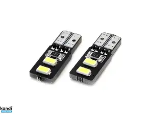 01630 Led Canbus 4SMD 5730 T10 W5W Wit 2 stuks