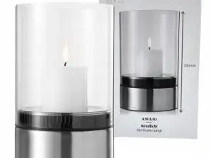 BLOMUS AMILIO CHANDELIER LANTERNE EN VERRE LANTERNE GLAMOUR GRAND 23,5cm