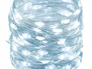 FILS 100 LED À PILES LUMIÈRES DE NOËL À PILES FROIDES