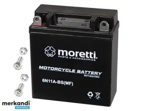 82 360# Motorsykkel batteri 6v 11ah 6n11a 4b moretti