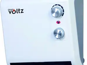 Oliver Voltz OV51970J, Bathroom Fan heater, 2000W, 2 speed settings, Adjustable thermostat, White
