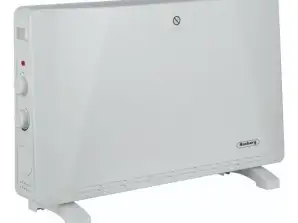 Rosberg R51974E, Convector Heater, 2500W, 3 power settings, Freestanding, White