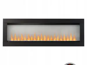 NAPOLEON CLEARION ELEKTRISK ÖPPEN SPIS LED VÄRMEFUNKTION 2000W 60 TUM