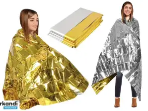 Emergency medical blankets gold-silver