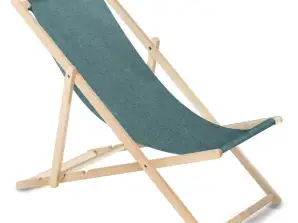 Tumbona clásica de haya GreenBlue GB183M Melange turquesa