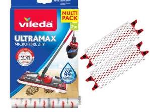 Комплекты для швабры Vileda Ultramax и Ultramat Turbo 2шт