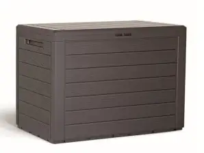 Kerti doboz Woodebox 140L umbra