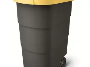 Bahçe sepeti WHEELER 95 L sarı