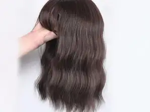 Frauen' s Gewellte Perücke Anitta (dunkelbraun-35-cm) ~ preck | Synthetische gewellte Perücke