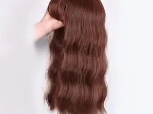 Ženske' s Valovita lasulja Anitta (kostanjeva-45-cm) ~ preck | Sintetična valovita lasulja