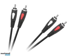 Kábel 2RCA 2RCA 10m Cabletech Eco Line