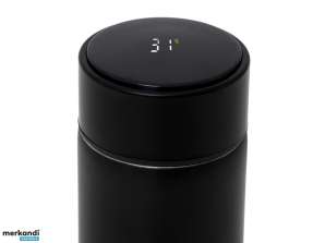 Thermosbecher Thermoskanne smart LED 500ml schwarz