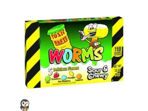 Токсичные отходы Worms Theatre Box 85г