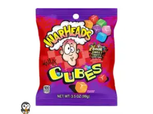 Kernkoppen Zure Taaie Blokjes 99g