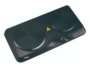 Oliver Voltz OV51445ND , Double Electric hot plate 2500W, Thermostat, Black