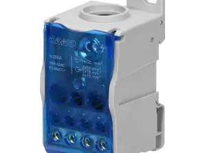 OR LZ 8200/250 Blok rozdzielczy 250A. zacisk wejściowy 1x120mm?. zaciski wyjściowe 4x10 i 5x16 i 2x25mm?