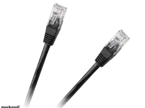 Yama Kablosu UTP Kablosu 8c Fiş 0.5m CCA Fiş Siyah