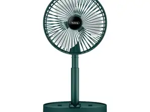 USB fan Rosberg R51760F , 4.5W, 6" , Green/desktop
