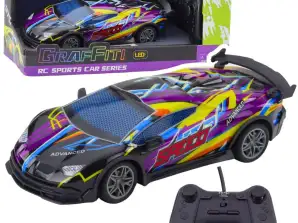 RC Sportwagen Fernbedienung LED-Leuchten Lila 1:22