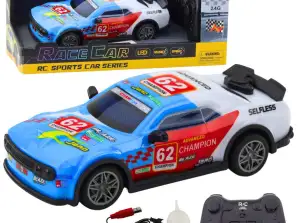RC Sports Car Lights Water Vapor Blue 1:22