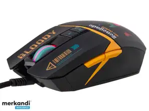 A4TECH BLOODY W63 Max RENEGADE Midnight USB Mouse ativado