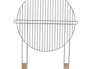 Round grill grate. Master Grill. Wed. 51 cm. Material: chrome-plated steel. Wooden handles