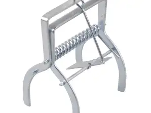 Metalen val voor ongedierte ? Wijd. Breedte: 9 cm. Gegalvaniseerd staal