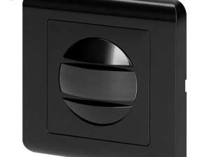 Bevegelsessensor. 2 ledninger. 160st. IP20. 300W. for boks. svart