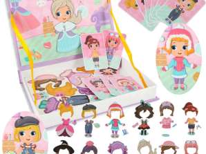 Magnetisches Puzzle Buch Puzzle auf Magnet Ankleidepuppe 51el.