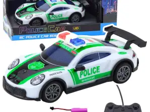 Policijas automašīnu sporta RC RC Drift LED gaismas 1:22