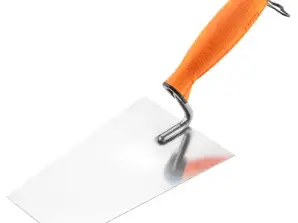 Trapez şekilli sıva mala. 180 mm. çift malzeme sap