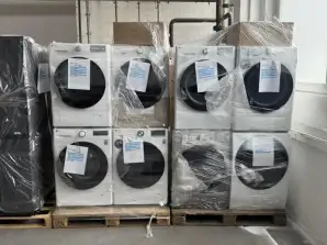 LG Side By Side Washing Machines B Grade 25 pcs MIx New Models 2024