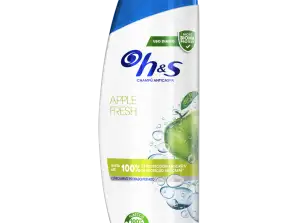H& S Shampoo 250 ml Maçã Fresca Anti-Caspa | Frescura Frutada | Grossista