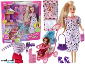 Pregnant Lucy Doll Set Accessories XXL