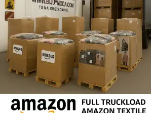 Amazon Full Textile Truck – 32 Pallets with 25,600 New Garments