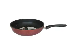 Rosberg R51319G22D, Deep Frying pan, 22сm., Marble cover, Induction, Bordeaux melange