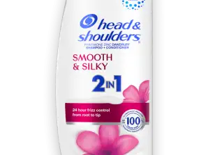 H& S Schampo 2-i-1 330 ml Slät & Silkeslen anti-mjäll | Total jämnhet | Grossist
