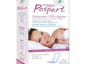 Indasec Postpartum Pads 24 Pcs Cotton | Soft & Absorbent | Wholesaler