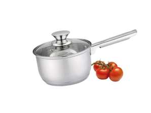 Rosberg R51210L16K, Sauce pan with lid 16сm., stainless steel