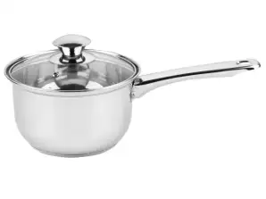 Sauce pan with lid Rosberg R51210O16K 16x9.5cm/1.5L, Stainless steel