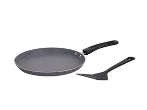 Pancake pan with spatula Oliver Voltz OV51322H24S, 24cm, Marble coating, Induction