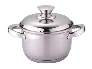 Cooking Pot Rosberg R51210L22S, 22x13cm/4.5L, Stainless steel