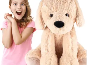 MEGA PLYŠOVÝ PSÍ MASKOT 60 CM – VELKÁ ÚTULNÁ PLYŠOVÁ HRAČKA PRO DĚTI I DOSPĚLÉ