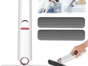 Mini fregona de Escritorio Mopa para Limpiar Azulejos y Paredes Autoescurrible
