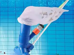 ASPIRATOR DE CURĂȚARE A PISCINEI CU SET DE BĂȚ REGLABIL CONECTOR DE PLASĂ