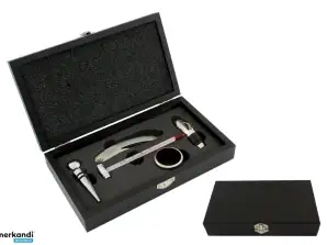 ACESSÓRIOS DE VINHO AG210F DEFINIDOS PRETO