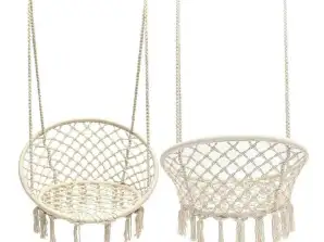 AG233G CHAISE SUSPENDUE BEIGE SOCKET