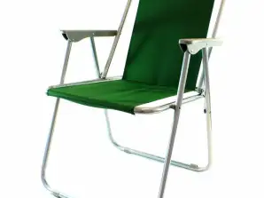 AG294B BEACH CHAIR GREEN ALU